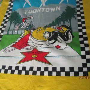 Roger Rabbit Toontown Beach Towel, NWT - 1987
